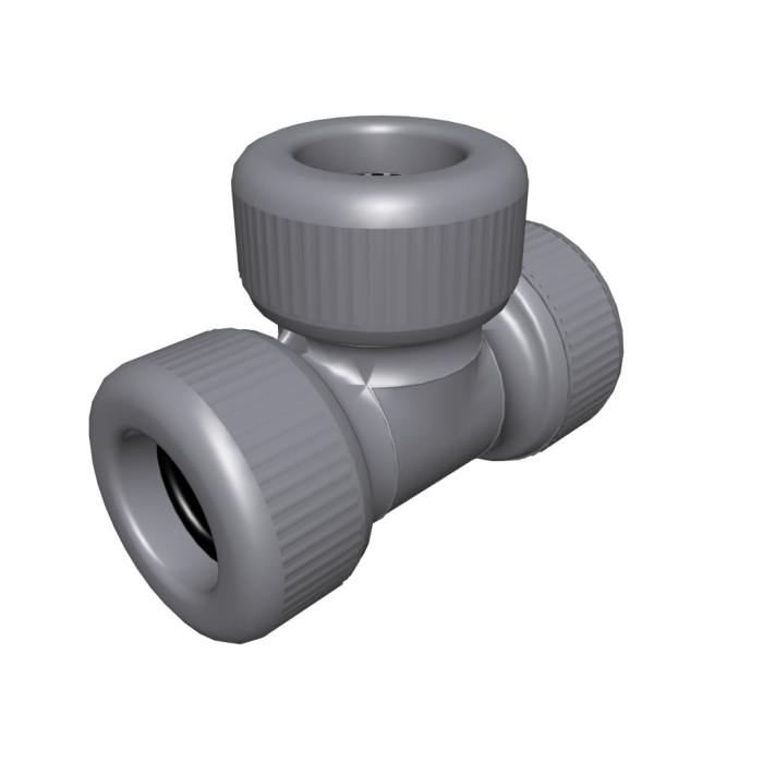 Trójnik prosty 22mm